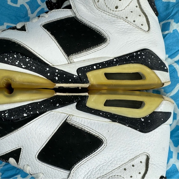 Nike Women’s size 8.5 Air Jordan 6 retro Oreo white black sneakers classic wmns - Picture 10 of 11